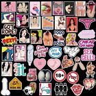 96Pcs Adult Stickers Bomb Vinyl Skateboard Guitar Luggage Sexy Girls Decals Lot