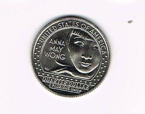 2022 S AMERICAN WOMEN QUARTERS - ANNA MAY WONG  - 5TH ISSUE - UNCIRCULATED