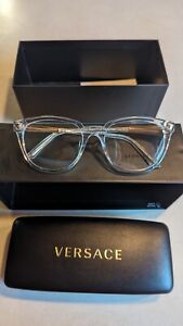 Versace  3242A 148 Transparent Women’s Eyeglasse Frames 54mm Demo Lenses