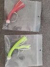 Two 5/0 Rigs Shrimp Fly Rockfish Saltwater One Red & One Green Hardwire Tackle