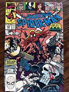 The Amazing Spider-Man #331 Marvel Comics 1990 Erik Larson Punisher Cover