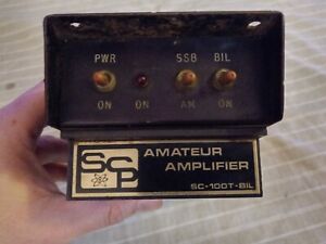 New ListingVintage SCP model SC-100T-BIL AM/SSB Amateur Ham Radio Linear Amplifier Tested