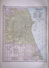 1889 Map ~ CHICAGO, IL ~ (12x17) ~ Good Condition ~ Free S&H-#044