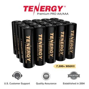 Tenergy PREMIUM PRO AA AAA 2800mAh,1100mAh NiMH Rechargeable Batteries 1.2V Lot