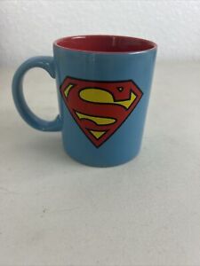 TM & DC Comics Superman Mug TM. (s14)  3 3/4” x 3 1/4” -12oz