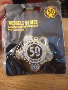 Carnival Cruise Lines 50th Birthday Vessels Series Sailabration Spinning Pin