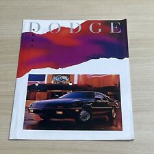 1989 Dodge Car Sales Brochure Literature