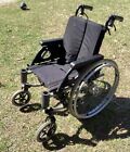Breezy  Adjustable Wheelchair, Foldable Chair, Handle Grip Brakes, No Footrests