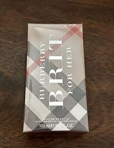 Burberry Brit For Her Eau De Parfum Spray 100ml/3.3 fl oz, Brand New, Sealed