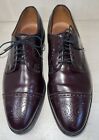 Men's Allen Edmonds SANFORD Shoes Brown Size 11D Very Nice Pre-Owned