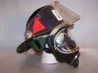 Vintage Gentex Firefighter Helmet w/ Plectron Visor & Drager Gas/Oxygen Mask