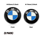 BMW Emblems Hood & Trunk 82mm + 74mm BMW Logo Replacement E30 E36 E46 Universal