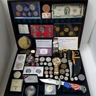 Mega Junk Drawer Lot Coins Gold Bar Collectible Knife Do the Math Great Value