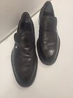 Gianni Versace Leather Loafers Men Shoes Slip Ons Black -  Size US 7.5-8/UK 7