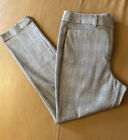 EUC LOFT High Waist Skinny Pants in Plaid; Size 12; Gray/Blue