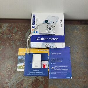 Sony Cybershot Camera DSC-W55 7.2MP Silver With Battery And Charger