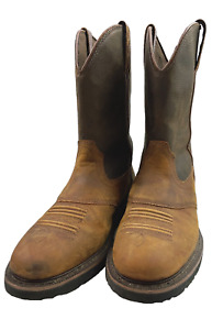 Cabela's Brown Leather Cowboy Boots Western Men’s Sz# 11D