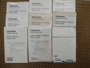 Documentation packet for Toshiba P770/P750/P740/C670/C650/L630/L500 Series +Mini