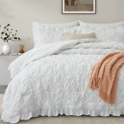New ListingComforter Set Queen Size, 3 Pieces Bed in a Bag Pinch Pleat Exquisite Comforter,