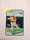 2010 TOPPS RICKEY HENDERSON 1980 TOPPS ROOKIE REPRINT #482 HALL OF FAME
