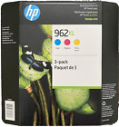 Genuine HP 962XL Cyan Magenta Yellow 3PK Ink Cartridges No Box
