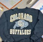 Vintage 90s 1990s CU Boulder Buffaloes Graphic Sweatshirt Faded Men's Large