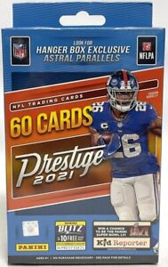 2021 Panini Prestige NFL Hanger Box Trading Cards Sealed ( 60 Cards Per Pack)