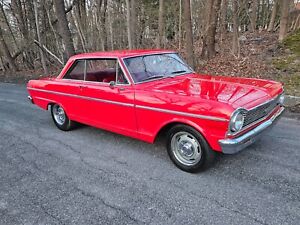 1965 Chevrolet Nova 2-dr Coupe Deuce, SS interior, V8 Automatic SEE VIDEO