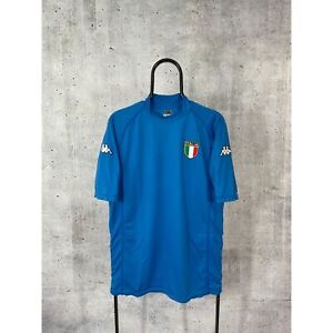 Italy 2000 2001 2002 Home Kappa Shirt Soccer Jersey Italy Football Kit T-shirt