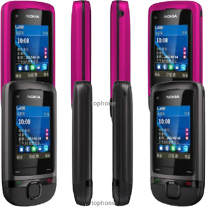 Original NOKIA C2-05 GSM Slide Touch &Type Phone FM Mobile Phone Unlocked