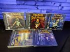 Lot of 5 Tomb Raider PlayStation 1 PS1 Games 1 2 3 Last Revelation & Chronicles