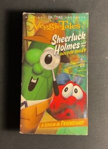 VeggieTales - Sheerluck Holmes and the Golden Ruler (VHS, 2006) Rare Collectible
