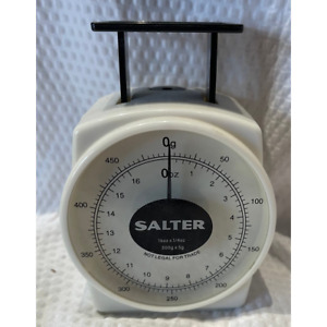 Salter White Diet Scale 16oz - Works Perfectly - Scale Only No Case No Box