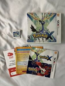 Pokemon X (Nintendo 3DS, 2013) Complete In Box - Authentic - Tested