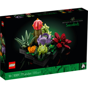 LEGO Icons Succulents 10309 Building Toy Artificial Plants Set New Gift