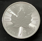 One Ounce .9999 Silver Canadian Maple Leaf Coin 2021