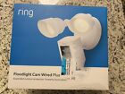 RING Floodlight Cam Wired Plus - White - (NEW & SEALED)