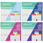 2024 Large Print Big Blocks Calendar For Notes Organizer Four 2023 Bonus Months