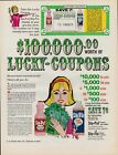 1965 Store Coupons Grocery Store 60s Vintage Print Ad Staley Company Decatur IL