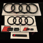 Audi S5 Gloss Black Full Badges Package OEM Exclusive Pack For Audi S5 F5 2012+