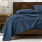 Bare Home 100% Organic Cotton Percale Sheet Set - 300 Thread Count - Lightweight