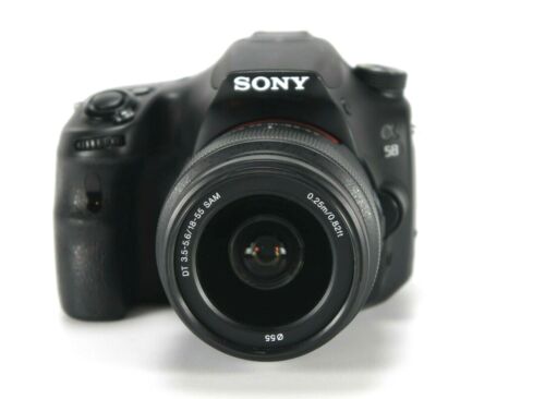 Sony Alpha SLT-A58 20.4MP Digital SLR Camera - DT SAM 18-55mm