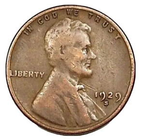 1929-S Lincoln Wheat Cent “Best Value on eBay “ Free Shipping 1929s