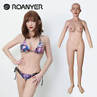 Roanyer Silicone May Mask Bodysuit With Breast Form Fake Boobs Crossdresser