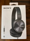 Sony MDR-ZX310AP ZX Series Wired On Ear Headphones w/Mic NEW, UNOPENED