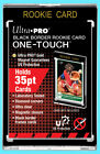 1 Ultra Pro ONE TOUCH MAGNETIC 35PT BLACK BORDER ROOKIE GOLD Card Holder Case