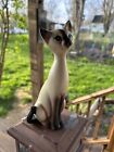 Vintage mid century A-865 Porcelain Made In Japan Siamese Cat Figurine