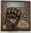 KODIAK SMOKELESS TOBACCO BEAR CLAW Advertising Sign 17.75” X 17.75”