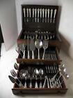 WALLACE SIR CHRISTOPHER STERLING SILVER FLATWARE DINNER, LUNCHEON 165 PC HUGE.