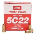 DT Systems .22 Caliber 5C22 Blank Power Loads 100 red 100-120 Yards 88118